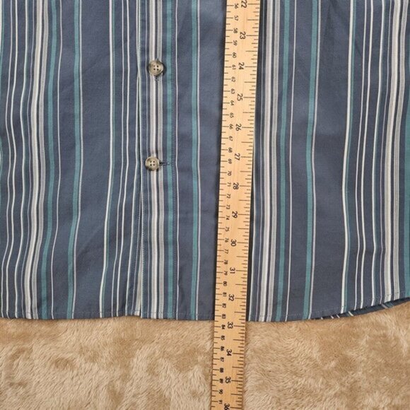 Eddie Bauer Button-Down Shirt Mens Size TXL Big And Tall Man Vented Back Pockets - Picture 4 of 10